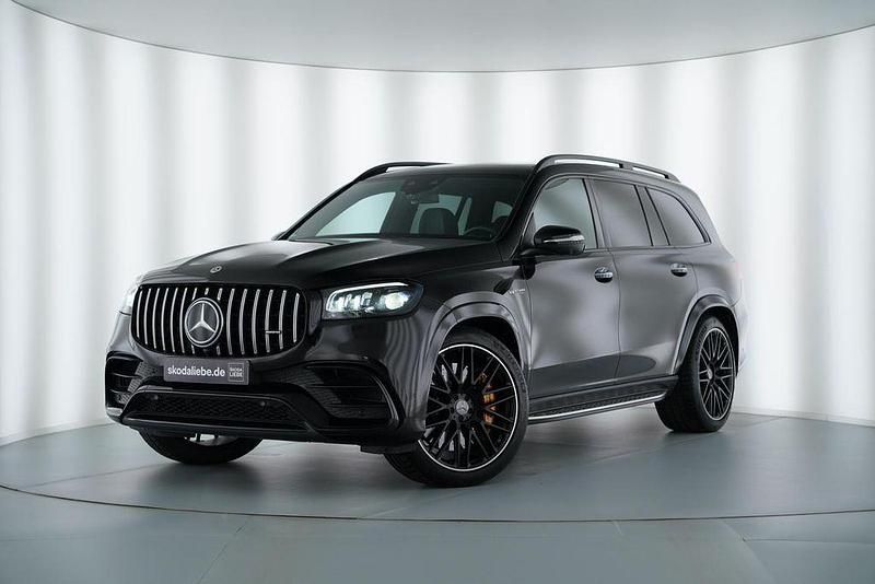 Obsidianschwarz metalliclack Gebraucht 2022 Mercedes GLS63 AMG AMG SUV | 109.889 € (Superpreis) - Bild 1/4