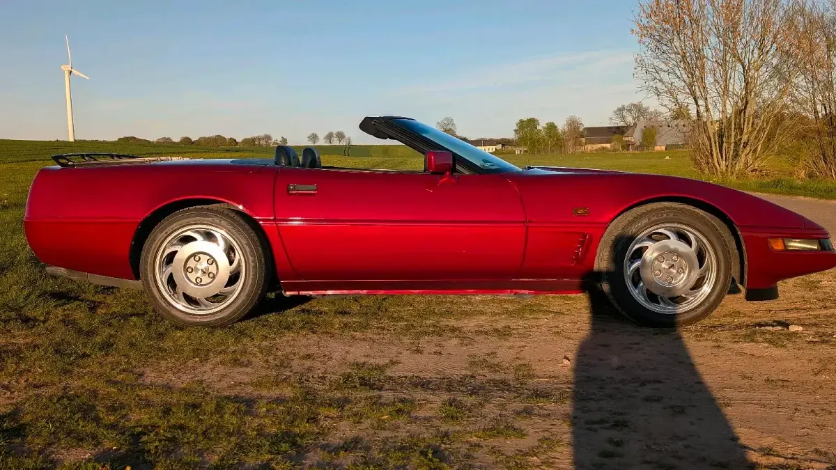 Gebraucht Chevrolet Corvette C4 LT 282 PS (207 kW) 1996 Rot Cabrio