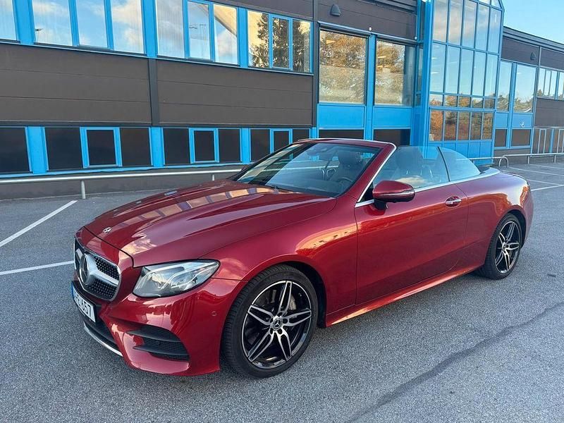 Rot Gebraucht 2018 Mercedes E400 AMG Cabrio | 41.000 € (Superpreis) - Bild 1/4