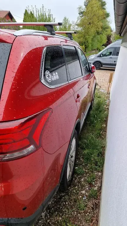 Brugt Mitsubishi Outlander Basis 150 HK (110 kW) 2017 Rød SUV