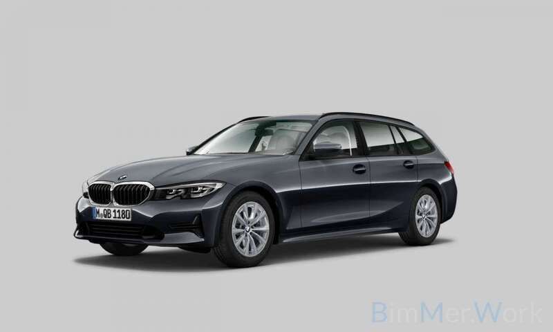 Mineralgrau metallicb39schwarz Gebraucht 2021 BMW 320 Sport Line Limousine | 23.999 € (Superpreis) - Bild 1/4