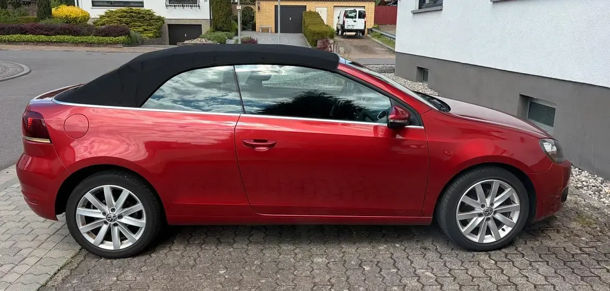 Gebraucht VW Golf Cabriolet 2012 Rot Cabrio