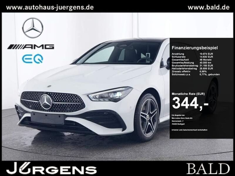 Weiss digitalweiss Gebraucht 2023 Mercedes CLA250e Shooting Brake AMG Kombi | 36.590 € (Fairer Preis) - Bild 1/4