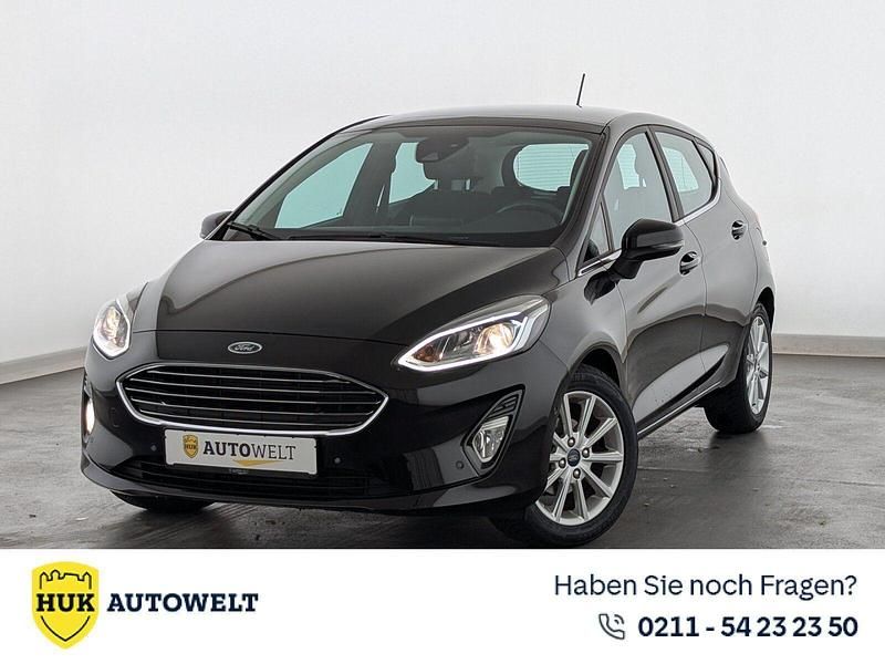 Schwarz Gebraucht 2019 Ford Fiesta Titanium Kleinwagen | 13.660 € (Fairer Preis) - Bild 1/3