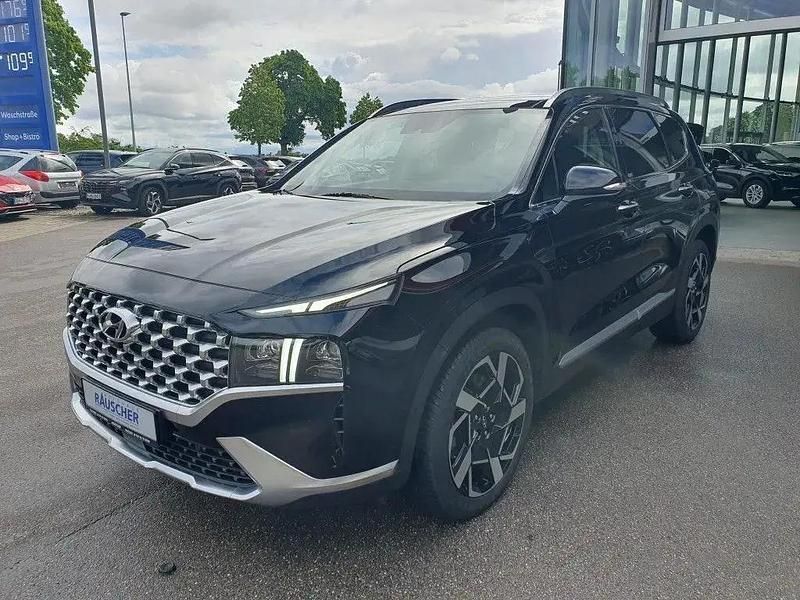 Phantom black metallic Gebraucht 2021 Hyundai Santa Fe Prime SUV | 39.990 € (Etwas zu teuer) - Bild 1/4