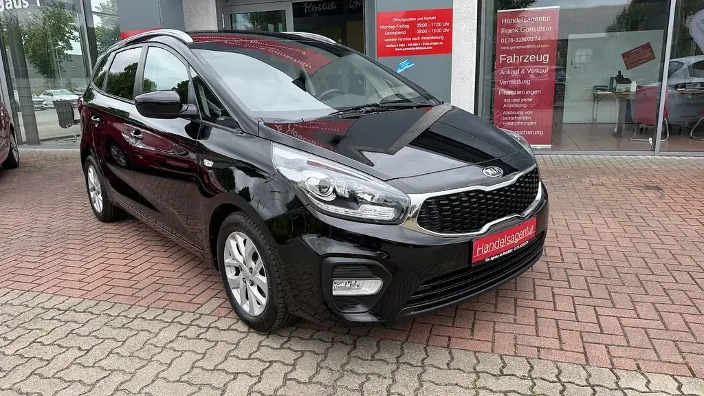 Gebraucht Kia Carens Vision 166 PS (122 kW) 2018 Schwarz Van / Kleinbus