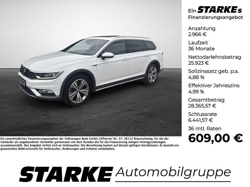 Schwarz Gebraucht 2017 VW Passat Alltrack Kombi | 27.880 € (Teuer) - Bild 1/4