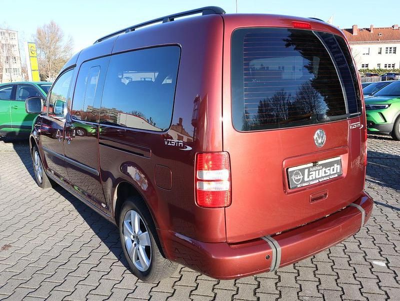 Gebraucht VW Caddy Maxi 102 PS (75 kW) 2015 Rot Van / Kleinbus