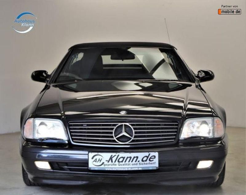 Gebraucht Mercedes SL320 224 PS (164 kW) 2000 Obsidianschwarz Cabrio