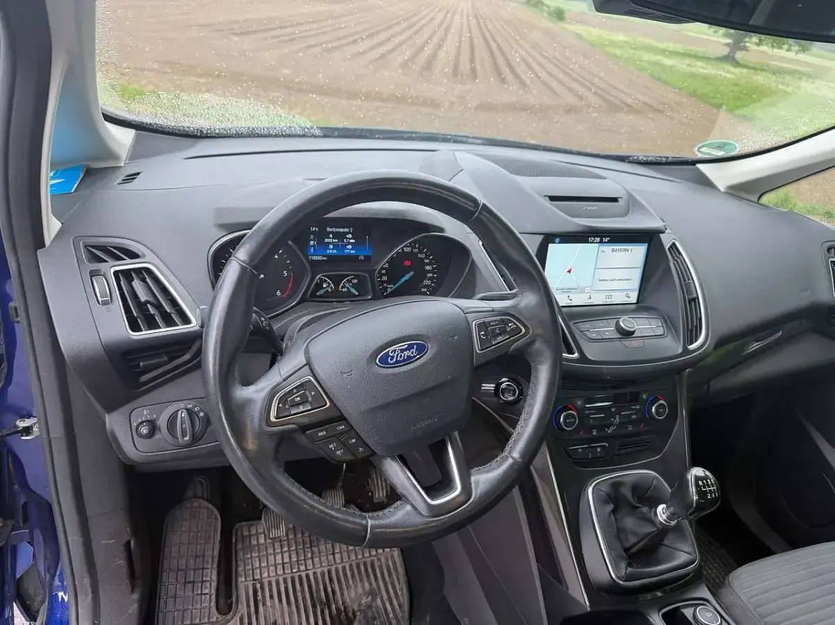 Gebraucht Ford C-MAX Titanium 120 PS (88 kW) 2018 Indicblau metallic Van / Kleinbus