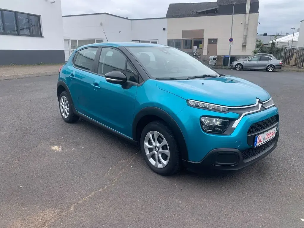 Gebraucht Citroën C3 Feel 83 PS (61 kW) 2022 Blau Kleinwagen