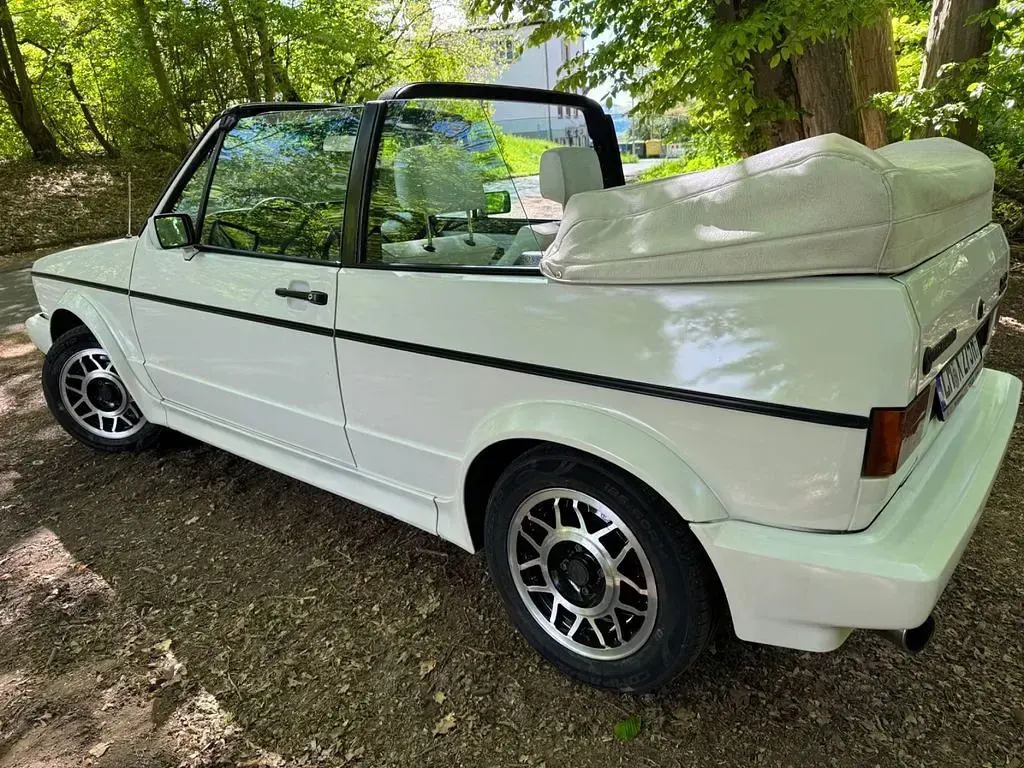 Gebraucht VW Golf Cabriolet 98 PS (72 kW) 1990 Weiß Cabrio