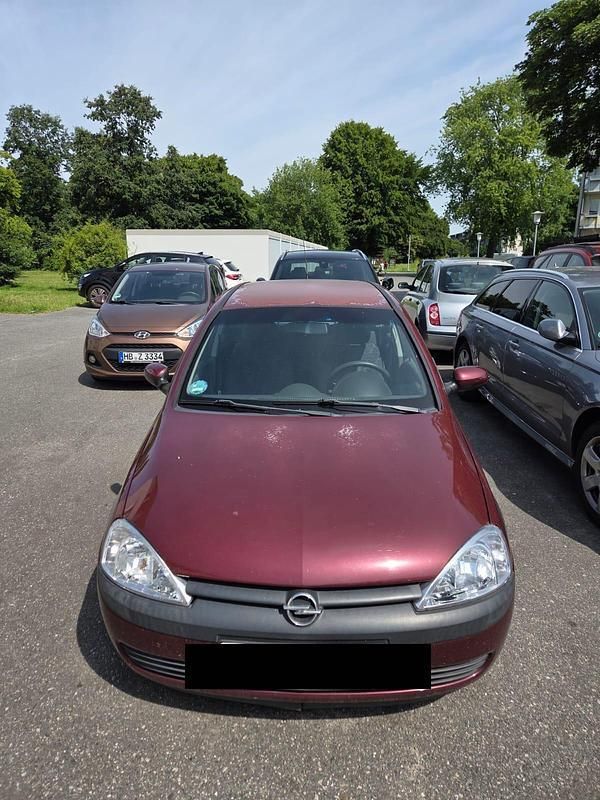 Rot Gebraucht 2001 Opel Corsa Kleinwagen | 800 € (Guter Preis) - Bild 1/4