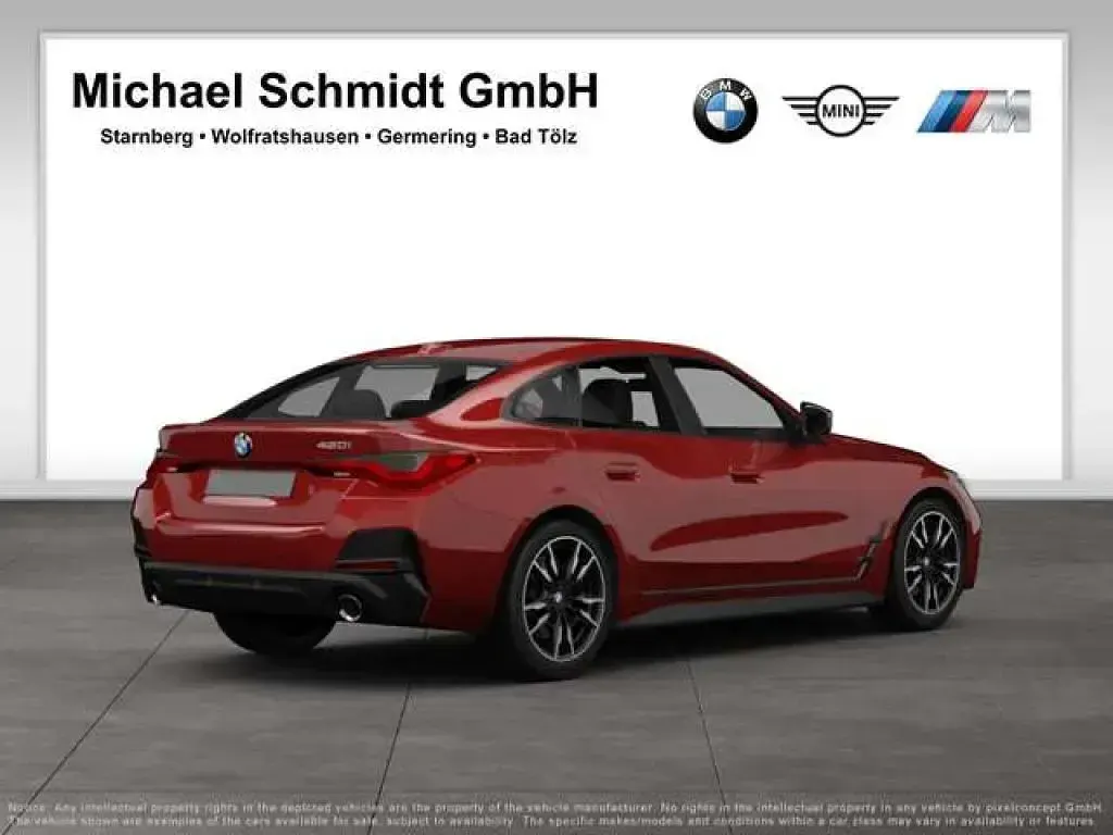 Gebraucht BMW 430 Efficient Dynamics 245 PS (180 kW) 2023 Aventurinrot (metallic) Coupé