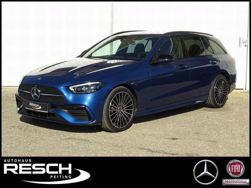 Blau Gebraucht 2022 Mercedes C220 AMG Limousine | 37.790 € (Fairer Preis) - Bild 1/4
