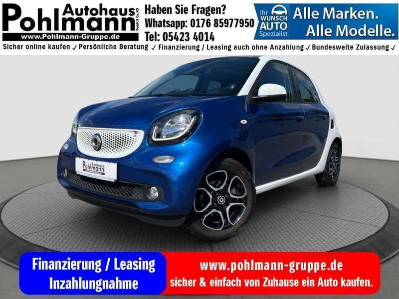 Blau Gebraucht 2018 Smart ForFour Passion Kleinwagen | 9.445 € (Guter Preis) - Bild 1/4
