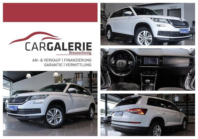 Moonweiss metallic Gebraucht 2021 Skoda Kodiaq Ambition SUV | 25.800 € (Fairer Preis) - Bild 1/4