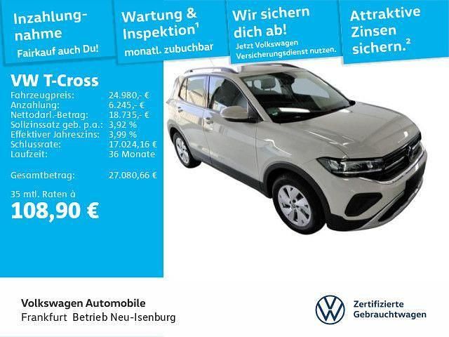 Ascotgrau Gebraucht 2025 VW T-Cross Life SUV | 24.980 € (Fairer Preis) - Bild 1/4