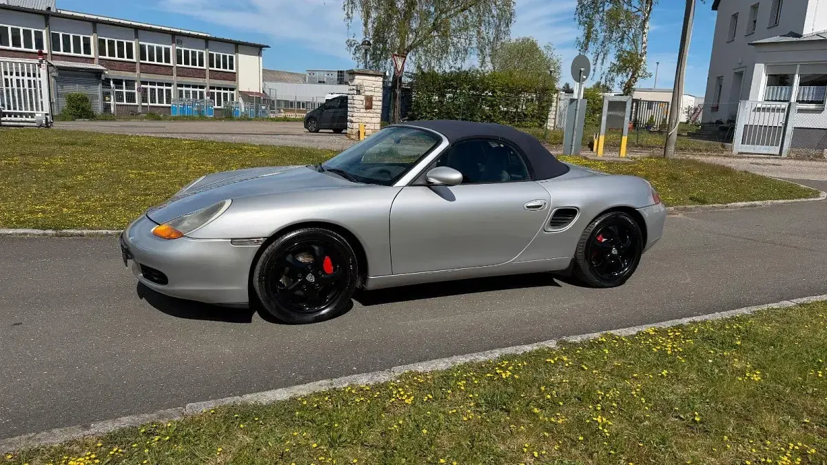 Gebraucht Porsche Boxster 204 PS (150 kW) 1998 Grau Cabrio