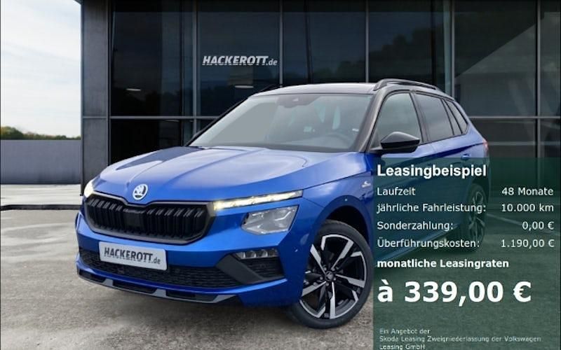 Blau Neu 2025 Skoda Kamiq Monte Carlo SUV | 36.790 € (Teuer) - Bild 1/4