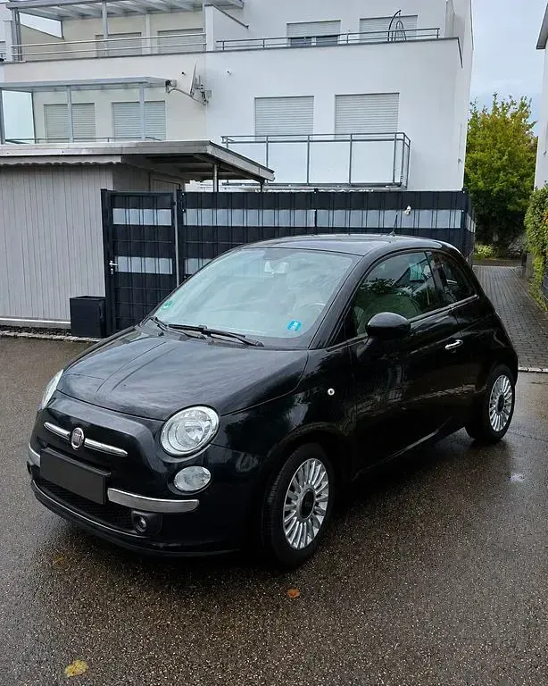 Gebraucht Fiat 500 Lounge 69 PS (50 kW) 2012 Schwarz Kleinwagen