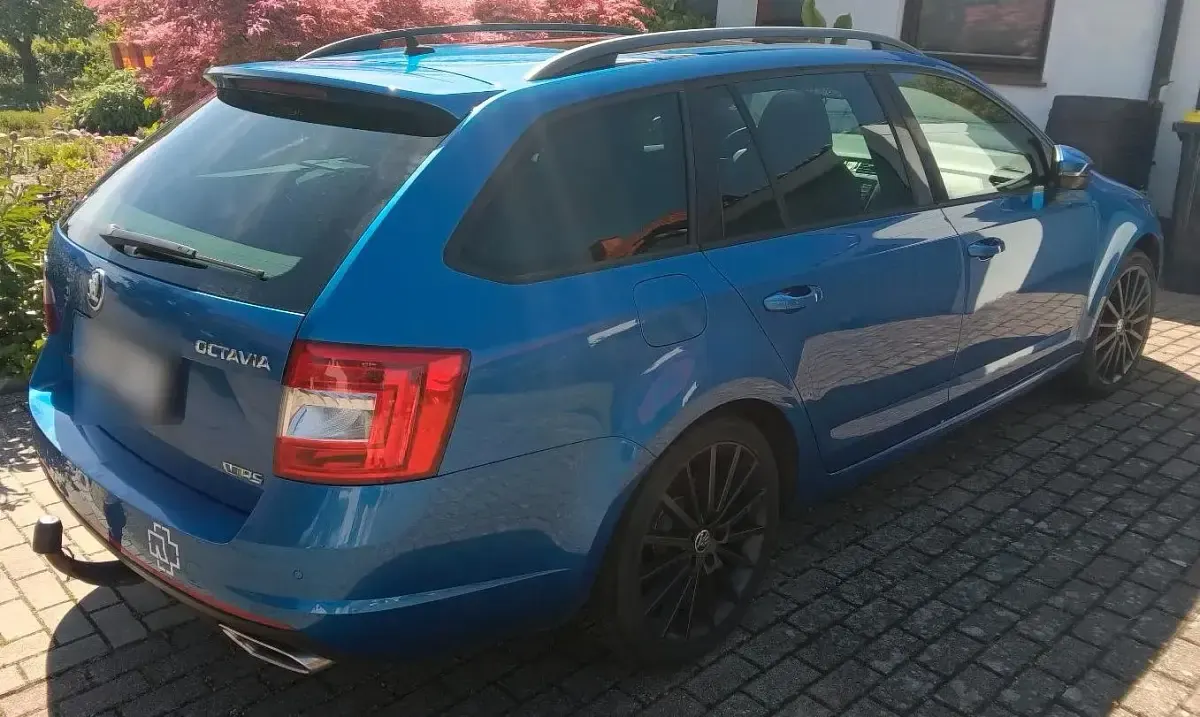 Gebraucht Skoda Octavia vRS 185 PS (136 kW) 2015 Blau Kombi