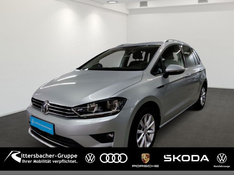 Silber Gebraucht 2016 VW Golf Sportsvan LOUNGE Van / Kleinbus | 13.950 € (Teuer) - Bild 1/4