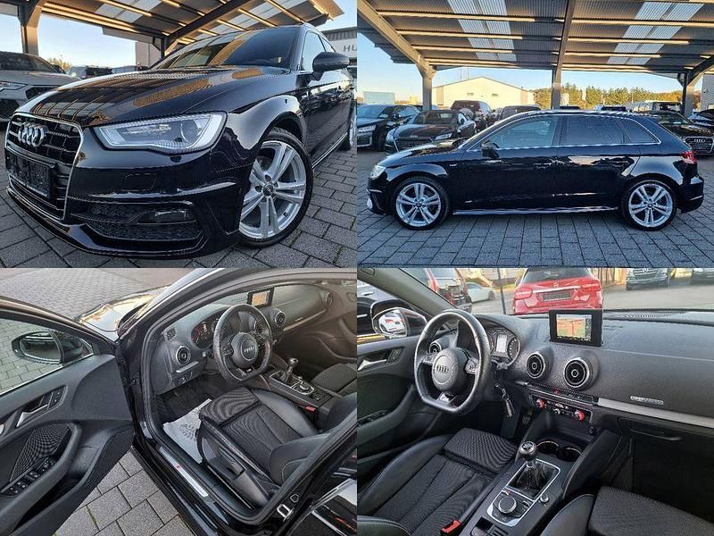 Schwarz Gebraucht 2014 Audi A3 S-Line Limousine | 10.480 € (Fairer Preis) - Bild 1/4