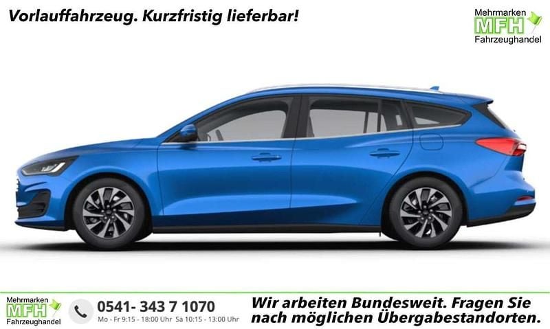 Desert island blue metallic Neu 2026 Ford Focus Titanium Kombi | 25.775 € (Superpreis) - Bild 1/4