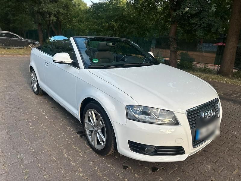 Weiß Gebraucht 2008 Audi A3 Cabriolet Cabrio | 9.299 € (Fairer Preis) - Bild 1/4