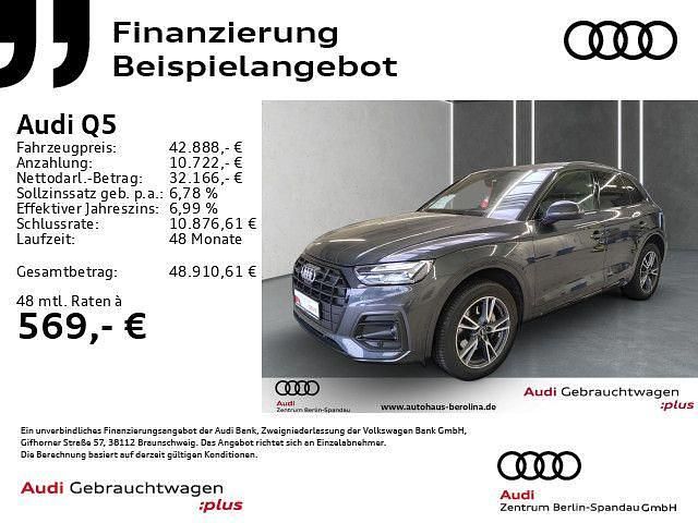 Manhattangrau metallic Gebraucht 2022 Audi Q5 S-Line SUV | 42.888 € (Etwas zu teuer) - Bild 1/4