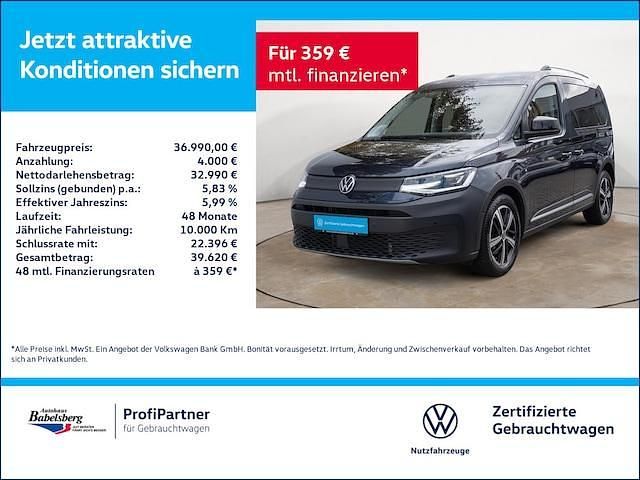 Blau Gebraucht 2023 VW Caddy Life Van / Kleinbus | 36.990 € (Fairer Preis) - Bild 1/3