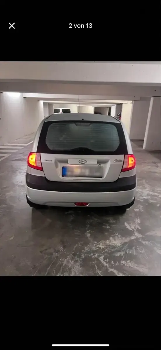 Gebraucht Hyundai Getz 64 PS (47 kW) 2006 Silber Kleinwagen