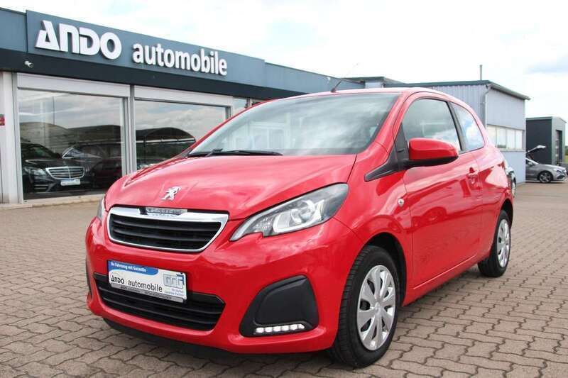 Rot Gebraucht 2017 Peugeot 108 Active Kleinwagen | 5.200 € (Fairer Preis) - Bild 1/4