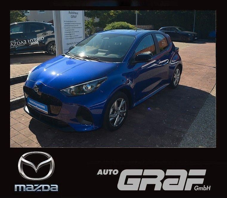 Neu Mazda 2 Exclusive-Line 92 PS (67 kW) 2025 Blau Limousine