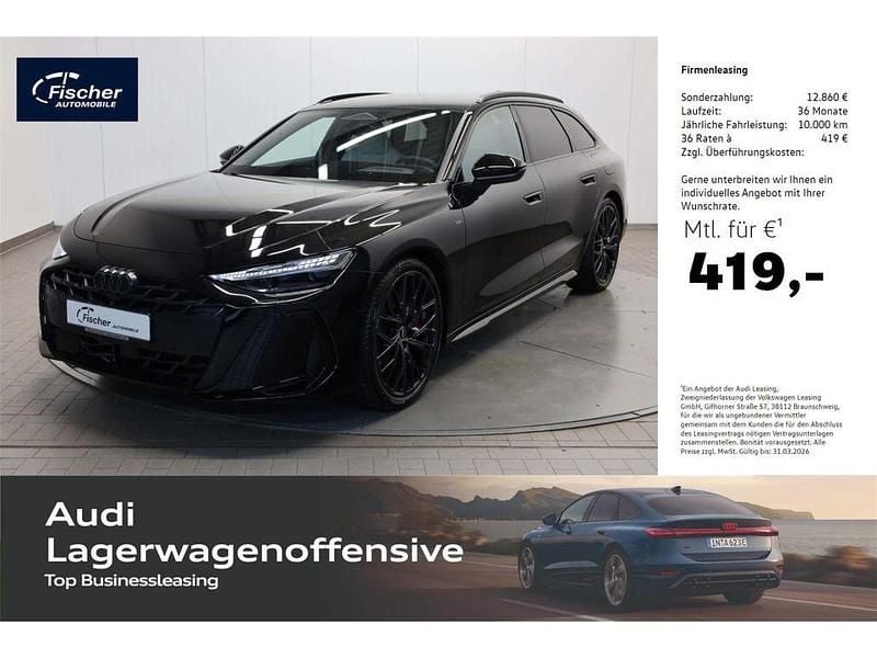 Neu Audi A6 Edition .1 367 PS (269 kW) 2025 Schwarz Kombi