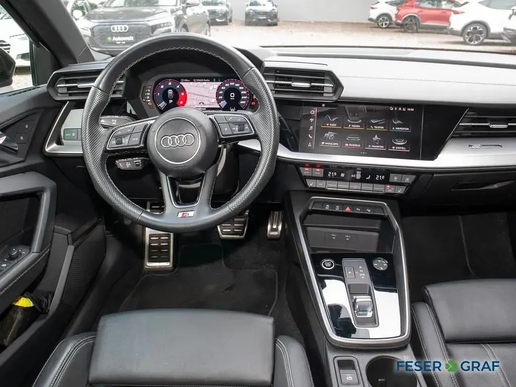 Gebraucht Audi A3 S-Line 150 PS (110 kW) 2023 Schwarz Limousine