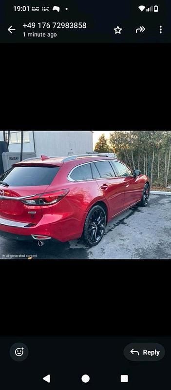 Gebraucht Mazda 6 175 PS (128 kW) 2016 Rot Kombi