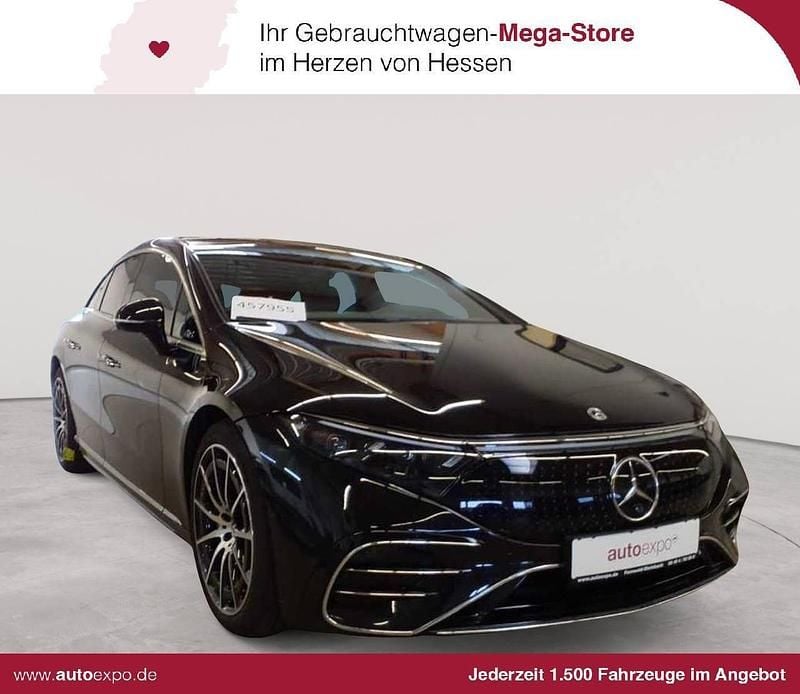 Schwarz Gebraucht 2023 Mercedes EQS450+ AMG Limousine | 69.488 € (Teuer) - Bild 1/4