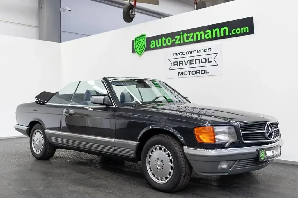 Gebraucht Mercedes 500 231 PS (169 kW) 1985 Schwarz Cabrio