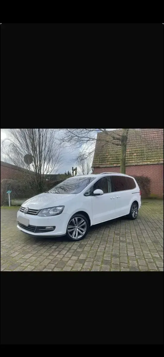 Gebraucht VW Sharan 170 PS (125 kW) 2012 Weiß Van / Kleinbus