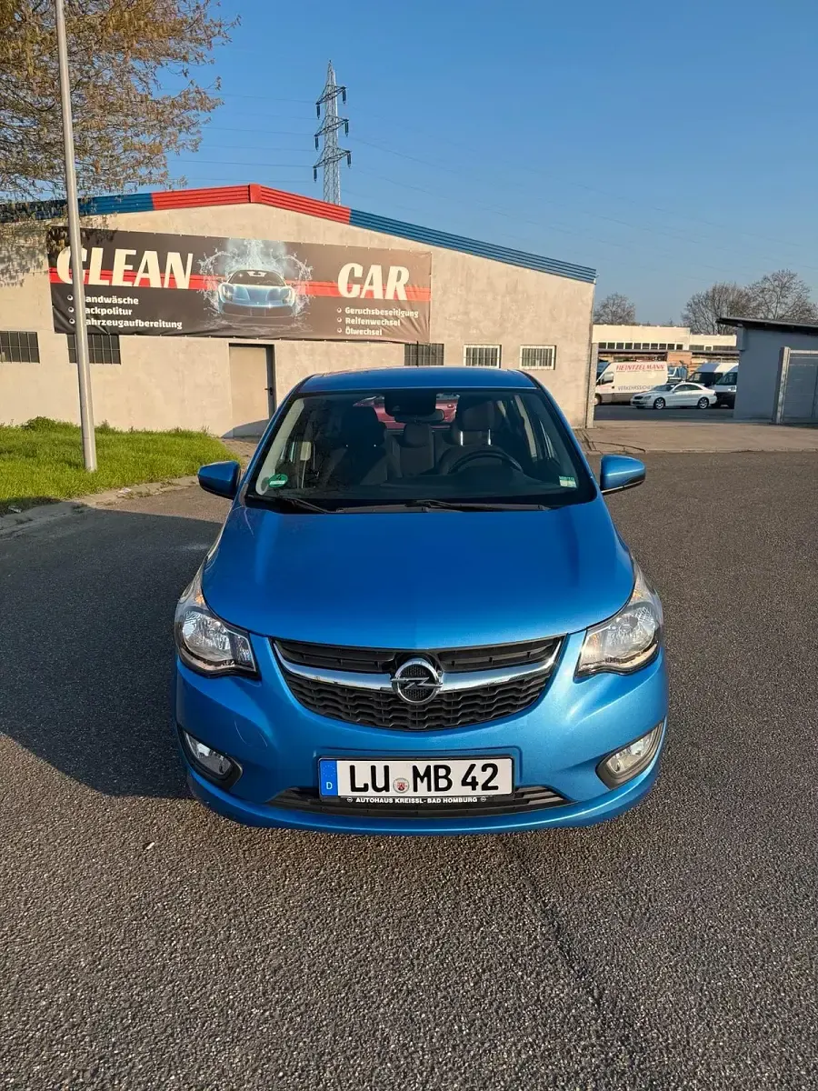 Używany Opel Karl 75 KM (55 kW) 2016 Niebieski Hatchback