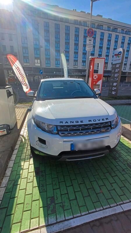 Weiß Gebraucht 2013 Land Rover Range Rover evoque SUV | 17.500 € - Bild 1/4