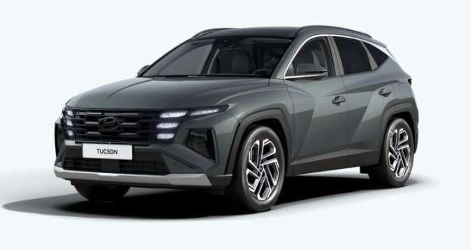 Cypress green Neu 2025 Hyundai Tucson Prime SUV | 40.499 € (Teuer) - Bild 1/4