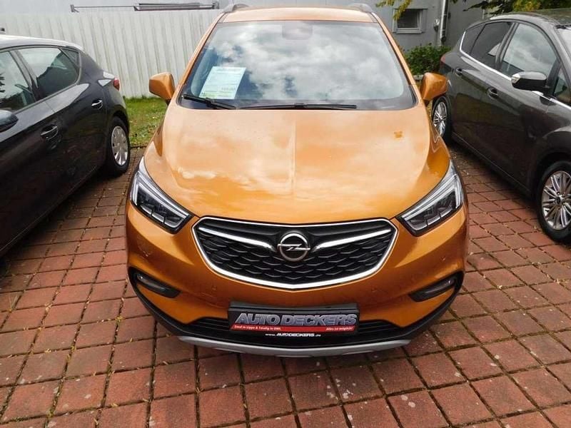 Safranorangemet. Gebraucht 2019 Opel Mokka X Innovation SUV | 17.490 € (Etwas zu teuer) - Bild 1/4