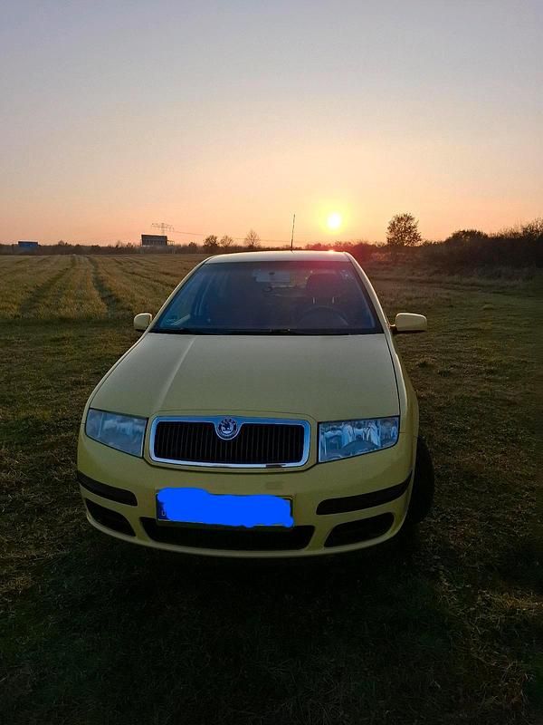 Gebraucht Skoda Fabia 75 PS (55 kW) 2005 Gelb Kleinwagen
