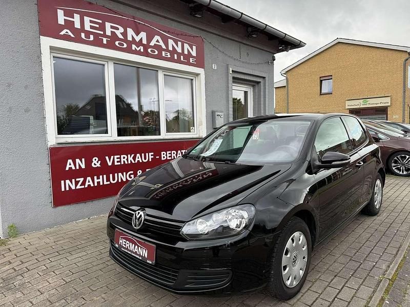 Schwarz Gebraucht 2009 VW Golf VI Trendline Limousine | 4.990 € (Fairer Preis) - Bild 1/4