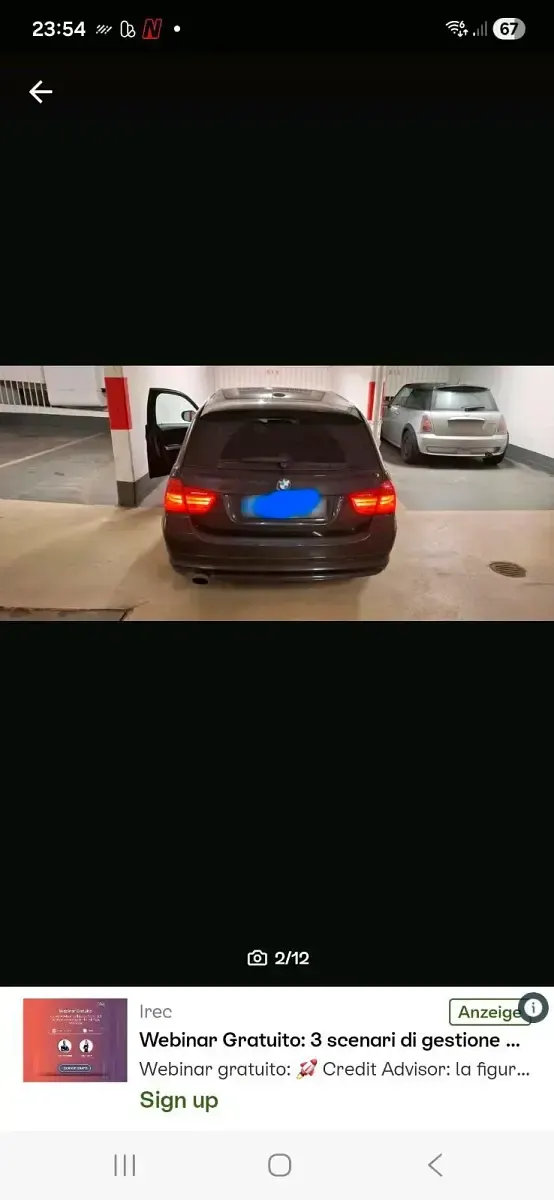 Gebraucht BMW 318 143 PS (105 kW) 2011 Schwarz Kombi