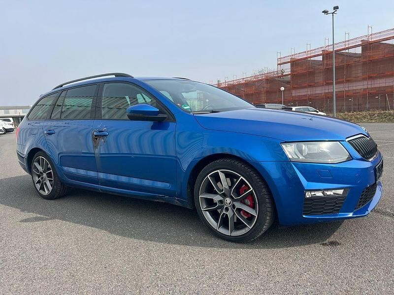 Gebraucht Skoda Octavia RS 184 PS (135 kW) 2014 Blau Kleinwagen
