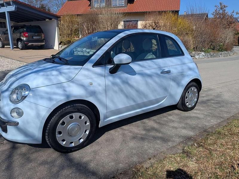 Gebraucht Fiat 500 Lounge 69 PS (50 kW) 2009 Blau Cabrio